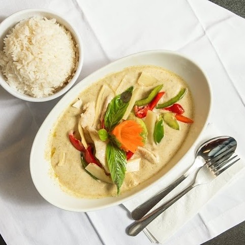 Thai green curry at Pho Tommy 1 in San Antonio